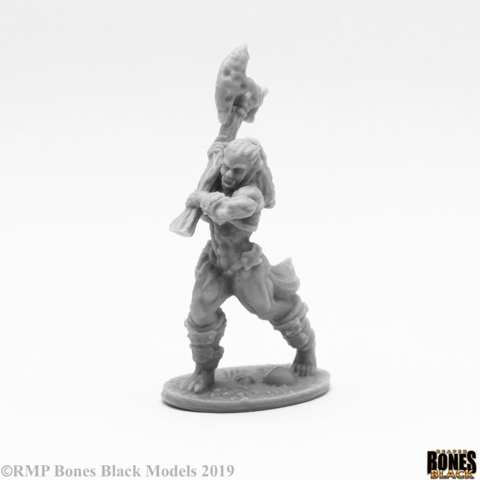 Reaper Miniatures Bones Black Jade Fire Champion (44096) Miniatures Reaper Miniatures   