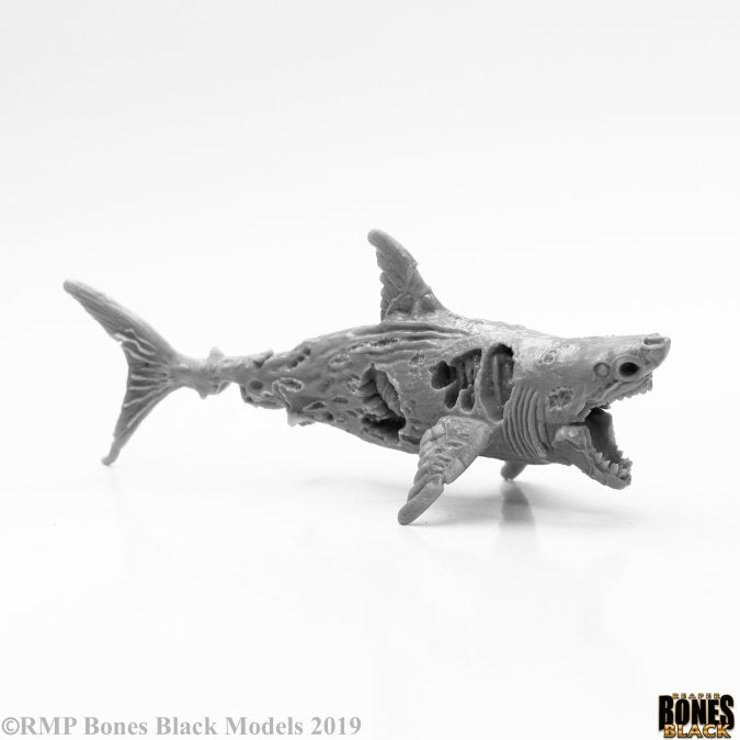 Reaper Miniatures Bones Black Zombie Shark (44112) Miniatures Reaper Miniatures   
