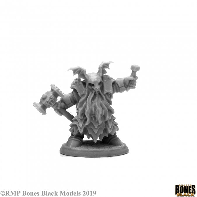 Reaper Miniatures Bones Black Irontongue Priest (44113) Miniatures Reaper Miniatures   