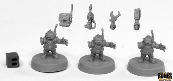 Reaper Miniatures Bones Black Toolbots (3) (49002) Home page Other   