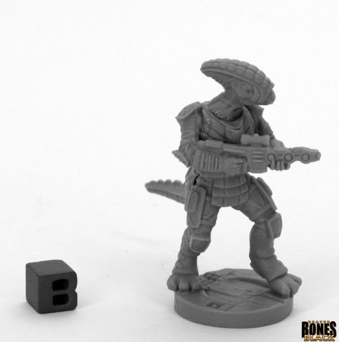 Reaper Miniatures Bones Black Bloodcrest Sharpshooter (49005) Miniatures Reaper Miniatures   