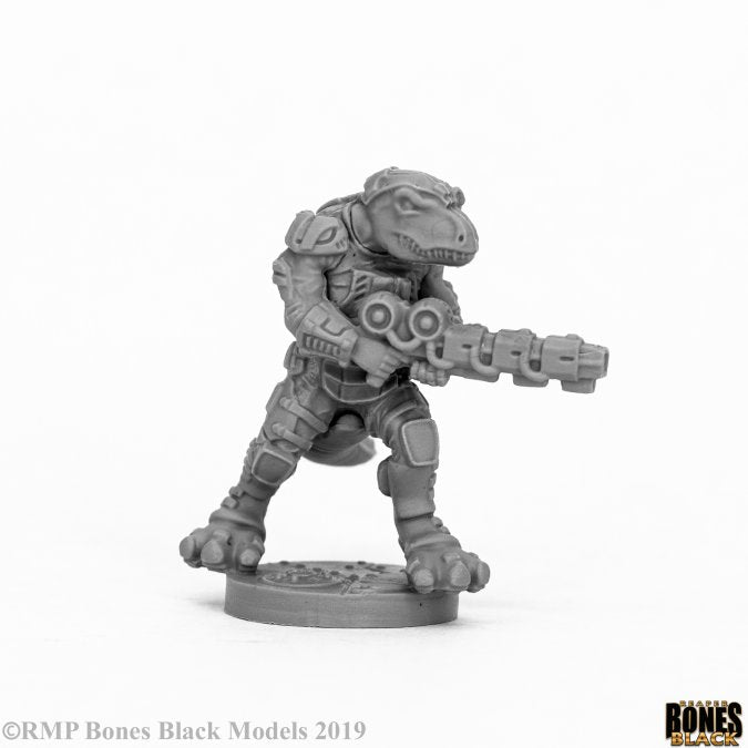 Reaper Miniatures Bones Black Blacktooth Suppressor (49008) Miniatures Reaper Miniatures   