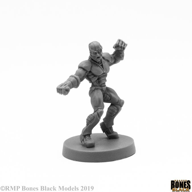 Reaper Miniatures Bones Black Slade, Cyborg Hero (49018) Miniatures Reaper Miniatures   