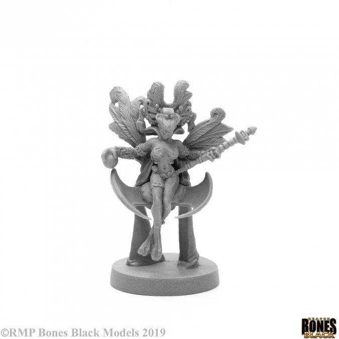 Reaper Miniatures Bones Black Andromedan Queen (49023) Miniatures Reaper Miniatures   