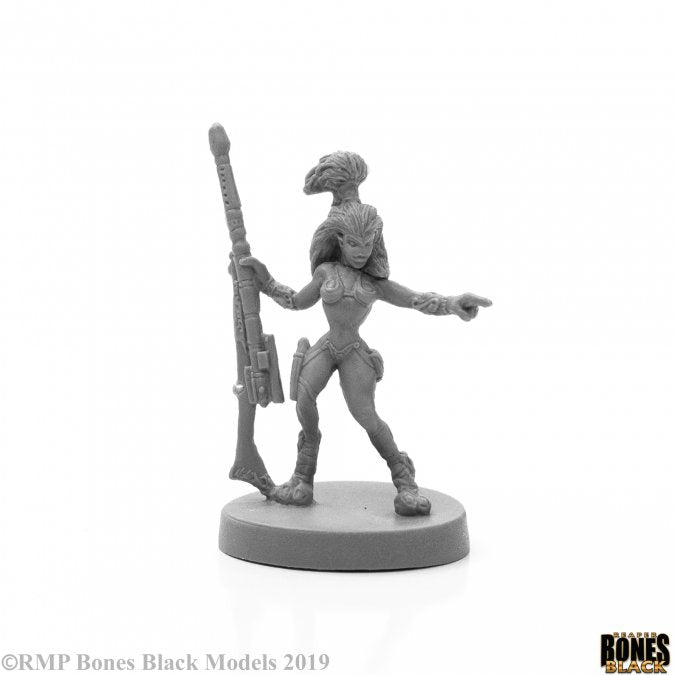 Reaper Miniatures Bones Black Andromedan Hunter (49027) Miniatures Reaper Miniatures   