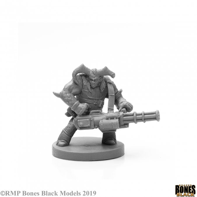 Reaper Miniatures Bones Black Caine, Cyber-Troll (49028) Miniatures Reaper Miniatures   