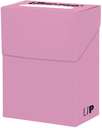Ultra Pro Solid Deck Box Hot Pink (85297) Supplies Ultra Pro   