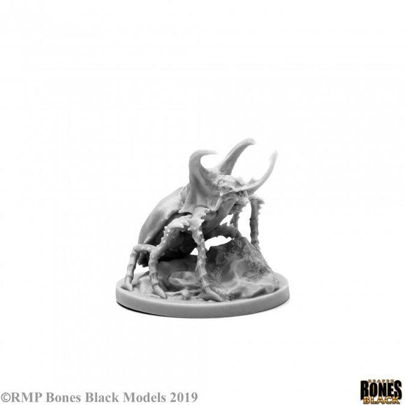 Reaper Miniatures Bones Black Giant Rhino Beetle (44138) Miniatures Reaper Miniatures   
