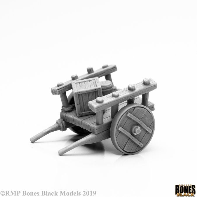Reaper Miniatures Bones Black Cart (44140) Miniatures Reaper Miniatures   