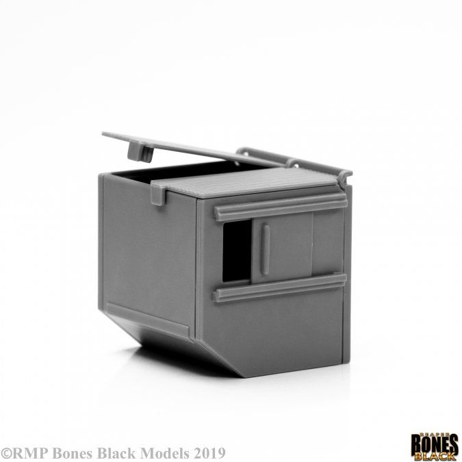 Reaper Miniatures Bones Black Dumpster (49036) Miniatures Reaper Miniatures   