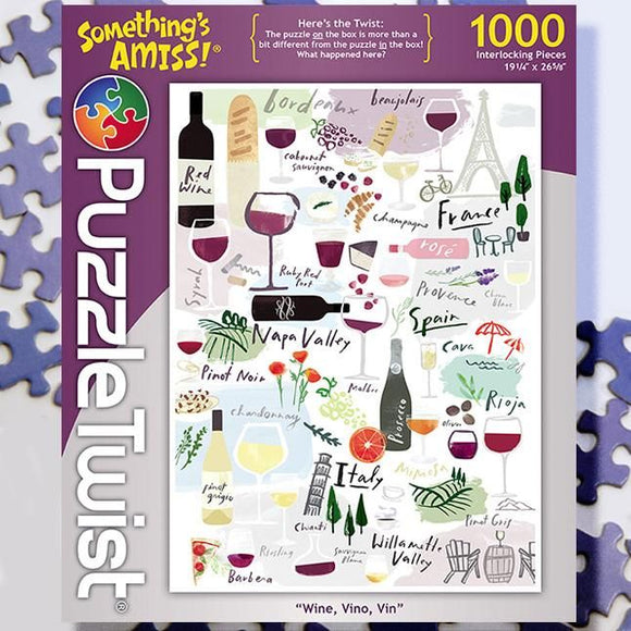 Wine, Vino, Vin 1000ct Puzzle Puzzles Other   