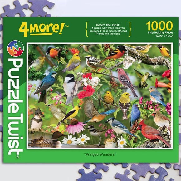 Winged Wonders 1000ct Puzzle Puzzles Other   