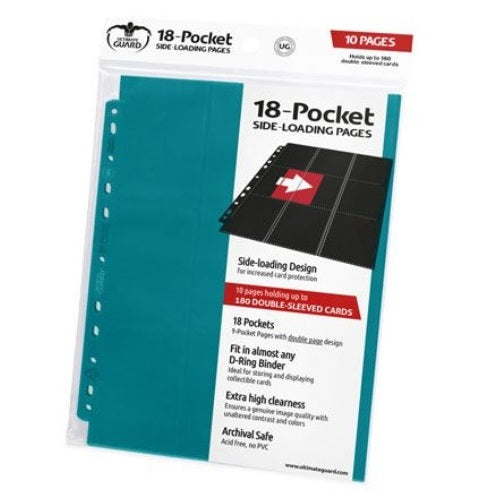 Ultimate Guard 18pkt Sideload Pages 10ct Petrol (10642) Home page Ultimate Guard   