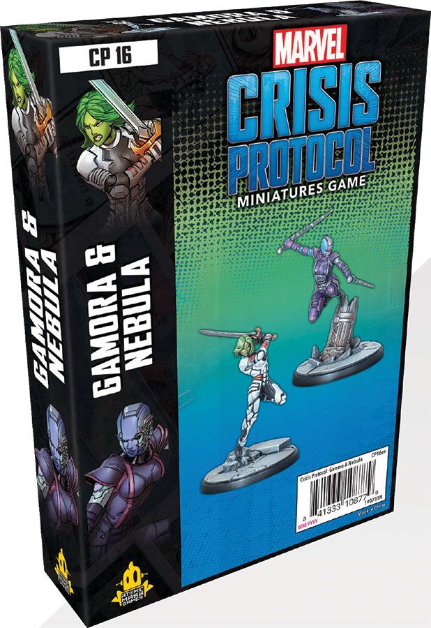 Marvel: Crisis Protocol - Gamora & Nebula Miniatures Atomic Mass Games   