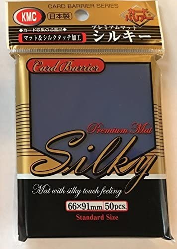 KMC Standard Card Sleeves 50ct Silky Matte Blue Supplies KMC Sleeves   