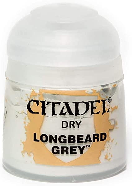 Citadel Dry Longbeard Grey Paints Games Workshop   