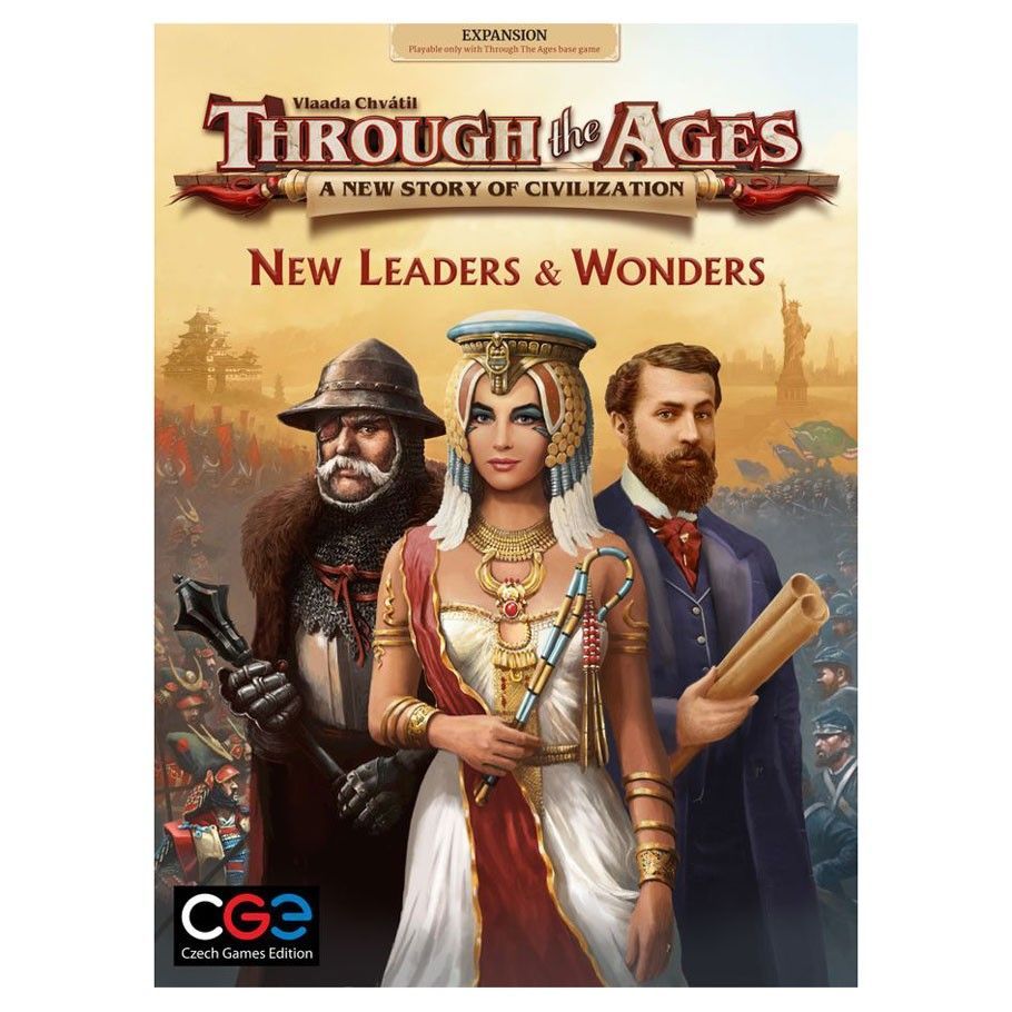 Through The Ages: New Leaders & Wonders Expansion Board Games Czech Games Edition   