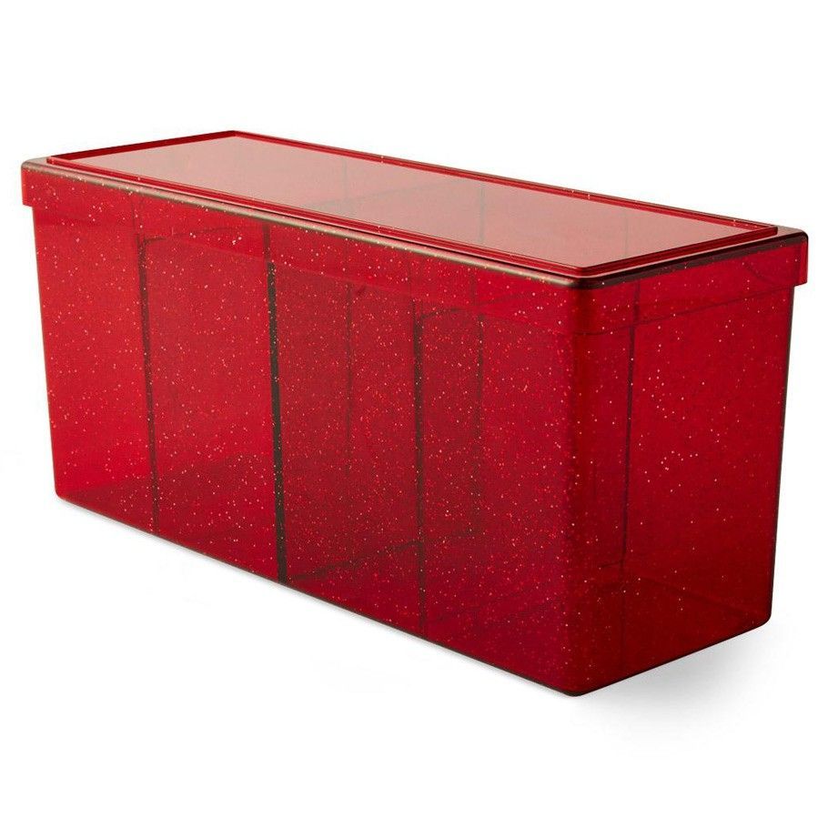 Dragon Shield Four Compartment Card Storage Box Ruby (20337) Supplies Arcane Tinmen   