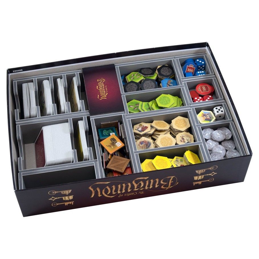 Folded Space Box Insert for Castles of Burgundy Anniversary Edition Board Game Organization Folded Space   