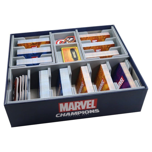 Folded Space Box Insert for Marvel Champions Card Game Board Game Organization Folded Space   