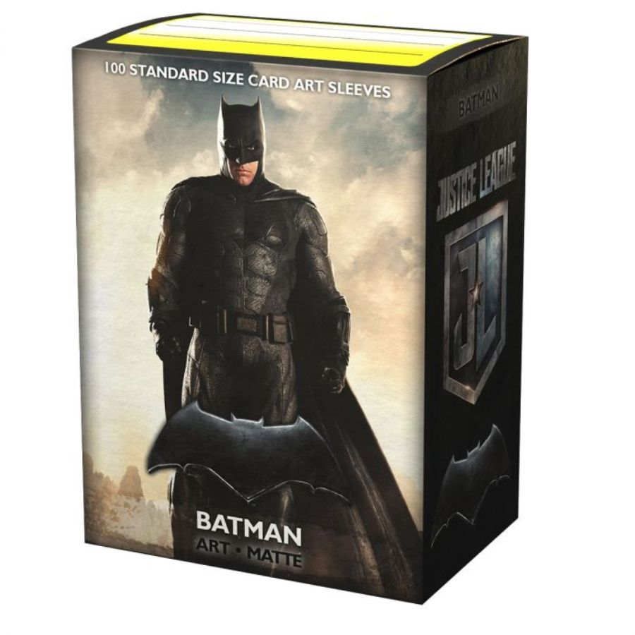 Dragon Shield Matte Art Standard Sleeves 100ct Justice League Batman (16015) Supplies Arcane Tinmen   