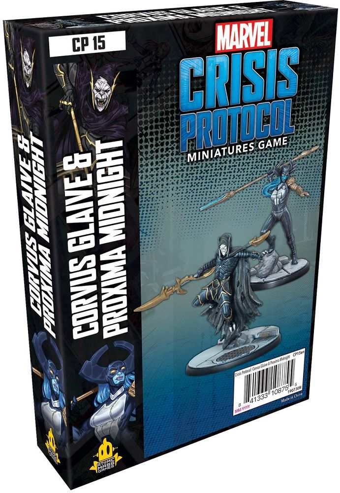 Marvel Crisis Protocol - Corvus Glaive & Proxima Midnight Miniatures Atomic Mass Games   
