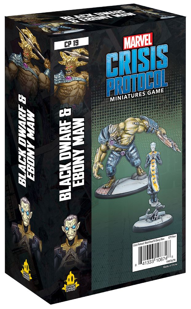 Marvel Crisis Protocol - Black Dwarf and Ebony Maw Miniatures Atomic Mass Games   