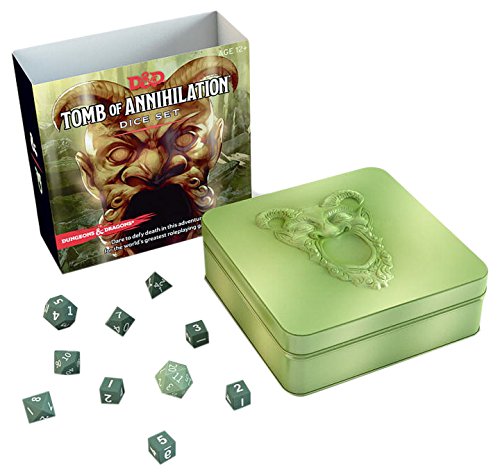 D&D Tomb of Annihilation Premium Dice Set Dice Wizards of the Coast