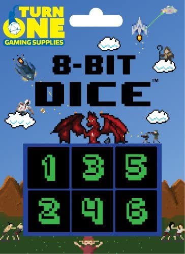 Turn One Gaming 8-bit Dice Monochrome Home page Other   