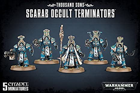 Warhammer 40K Thousand Sons Scarab Occult Terminators Home page Games Workshop   