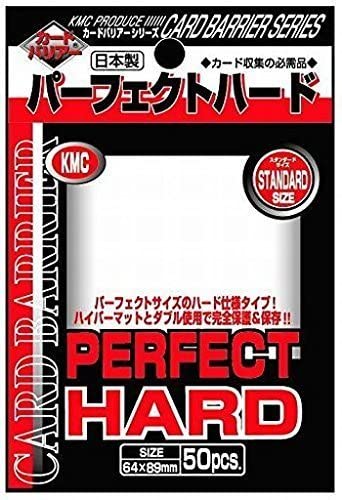KMC Standard Card Sleeves 50ct Perfect Hard  KMC Sleeves   