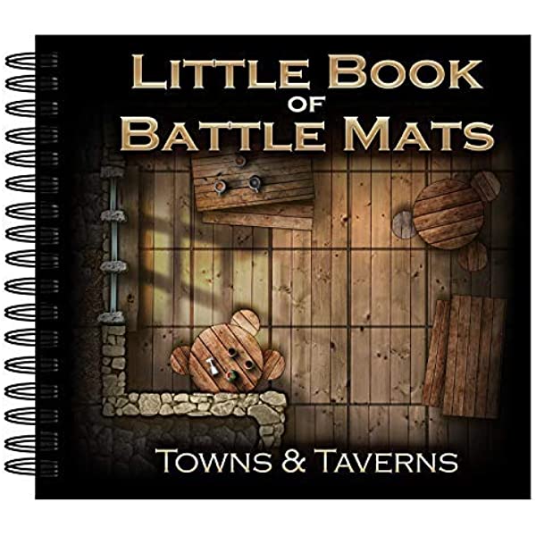 Battle Mats Little Book of Towns & Taverns RPG Maps Loke Battle Mats   