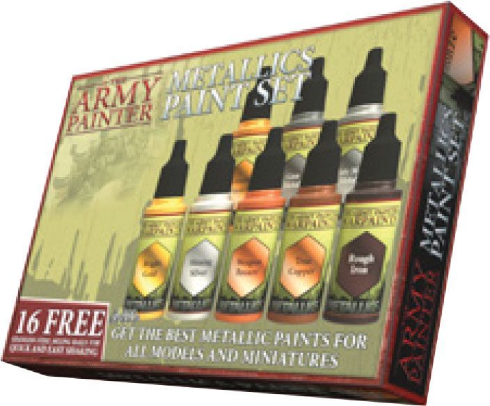 Warpaints: Metallics Paint Set Paints Army Painter