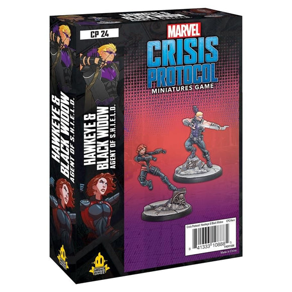 Marvel Crisis Protocol - Hawkeye and Black Widow  Asmodee   