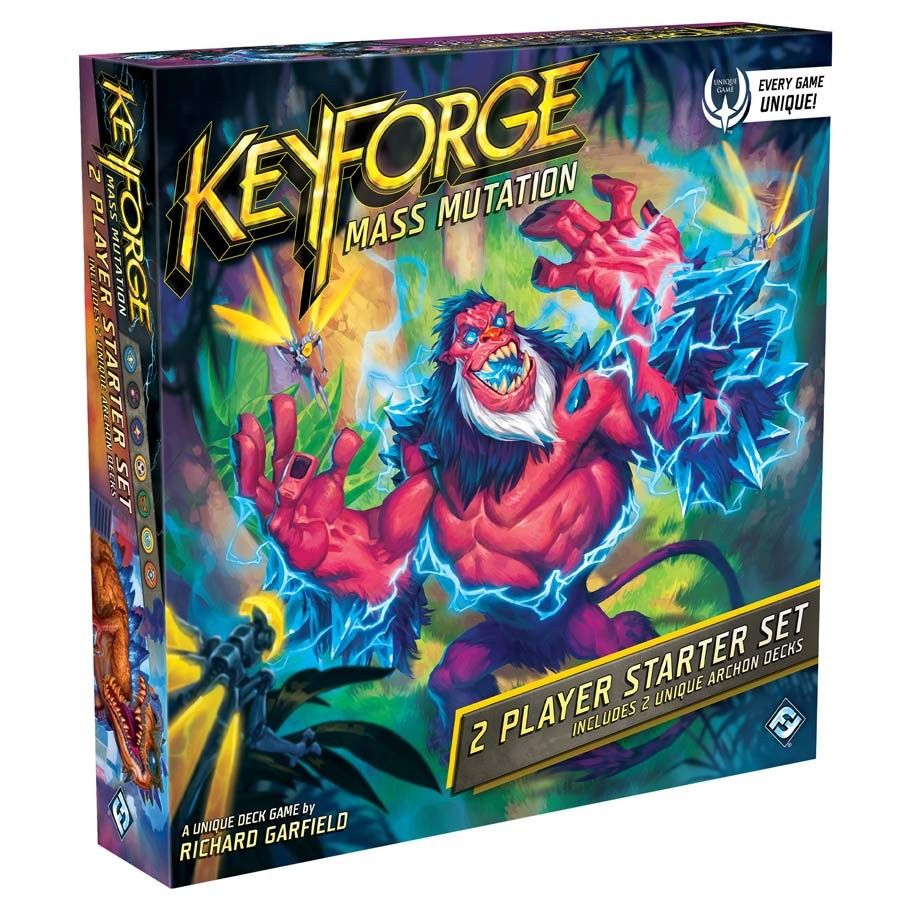 Keyforge: Mass Mutation 2 Player Starter Set Trading Card Games Asmodee