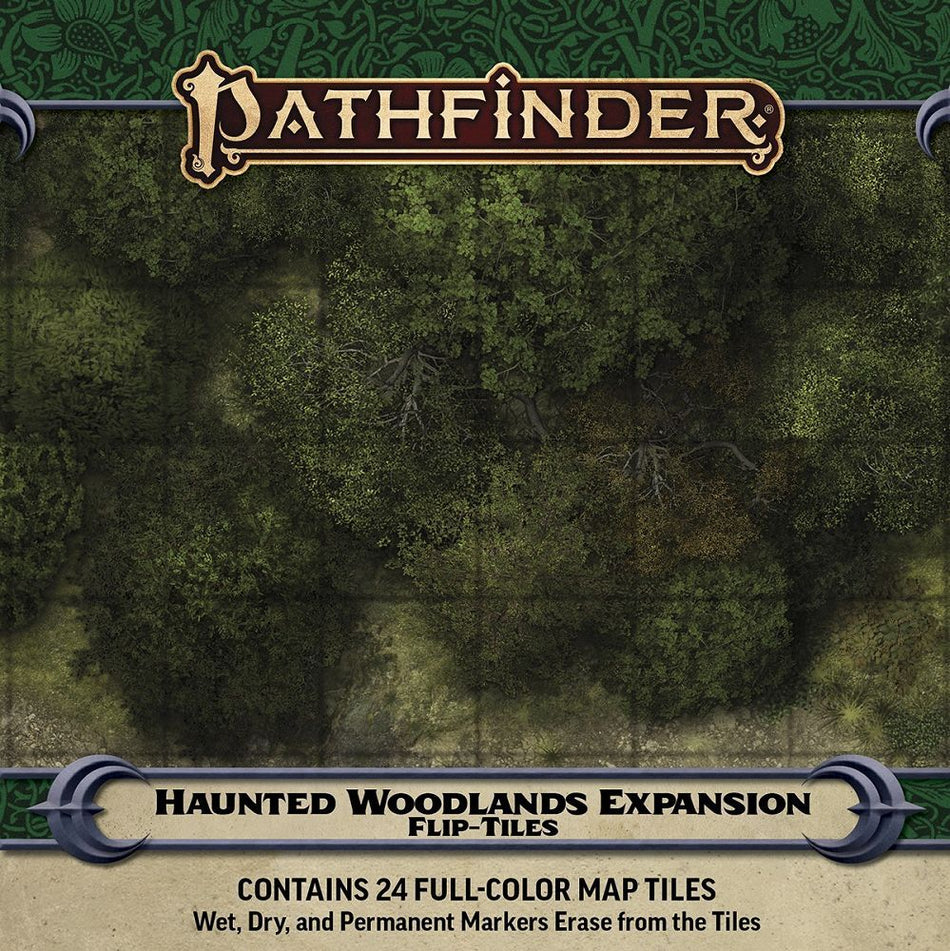 Pathfinder Flip Tiles Haunted Woodlands Expansion RPG Maps Paizo   