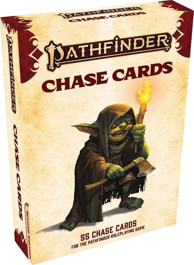 Pathfinder 2e RPG Chase Cards Deck Supplies Paizo