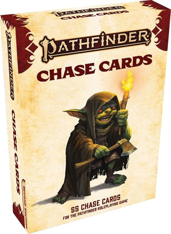 Pathfinder 2e RPG Chase Cards Deck Board Games Paizo   