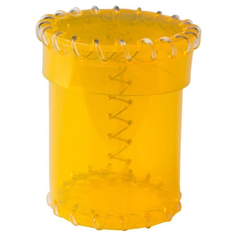 Q-Workshop Age of Plastic Yellow Dice Cup Role Playing Games Q Workshop   