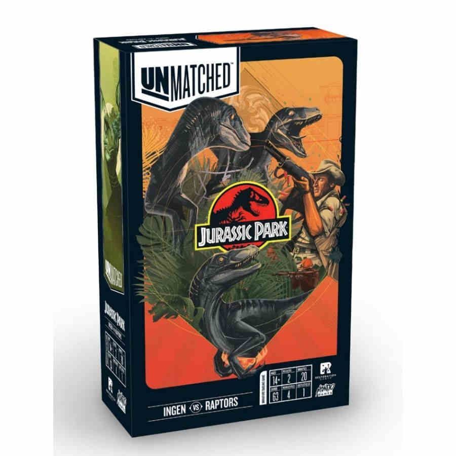 Unmatched Jurassic Park: InGen vs Raptors Board Games Restoration Games