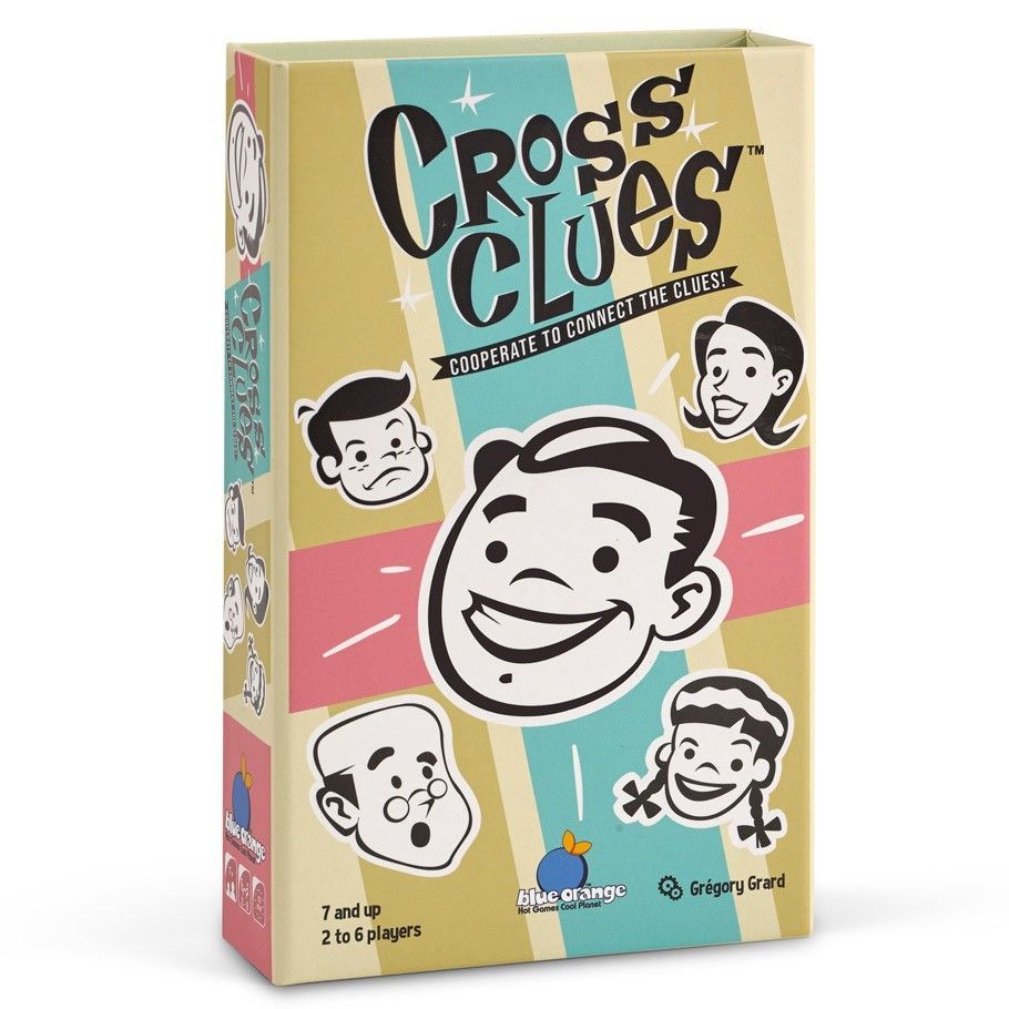 Cross Clues Board Games Blue Orange   