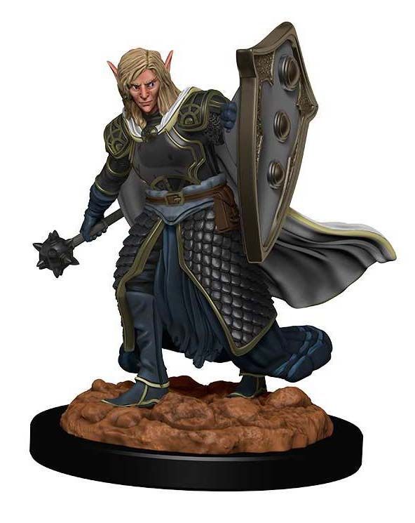 D&D Icons of the Realms Premium Figures: Elf Male Cleric (93008) Miniatures WizKids   