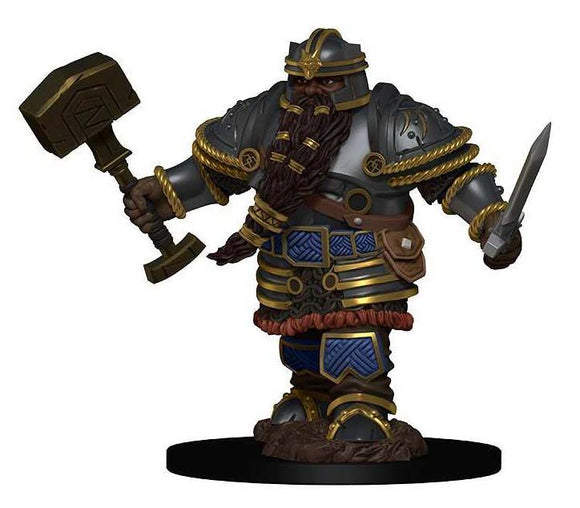 D&D Icons of the Realms Premium Figures: Dwarf Male Fighter (93010) Miniatures WizKids   