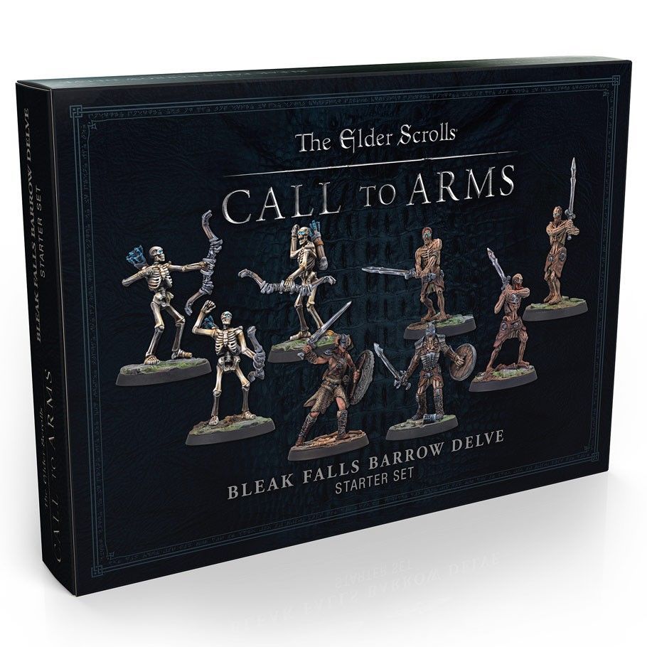Elder Scrolls: Call to Arms: Bleak Falls Barrow Delve Starter Set Miniatures Modiphius Entertainment