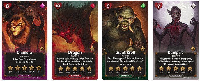 Roll Player: Lenticular Monster Cards Board Games Thunderworks Games   