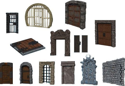 Warlock Tiles: Doors & Archways Miniatures WizKids   