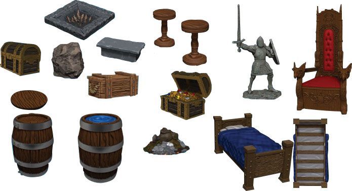 Warlock Tiles: Dungeon Dressing RPG Maps WizKids   