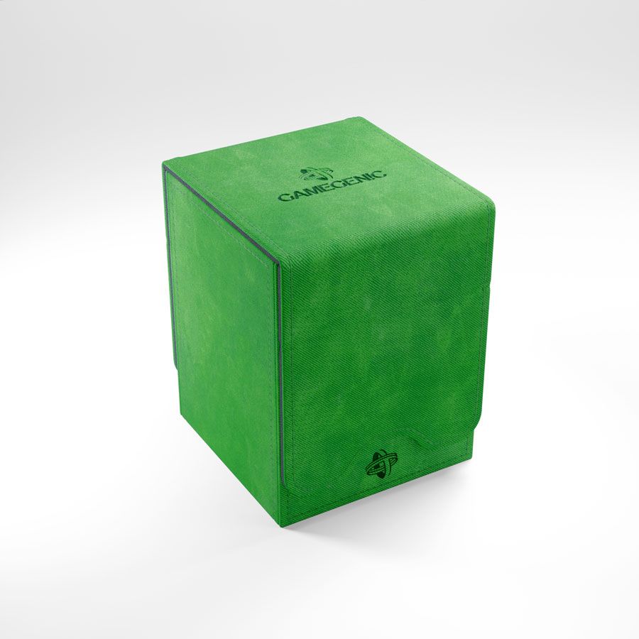 Gamegenic 100+ Squire Convertible Deck Box Green Supplies Gamegenic   