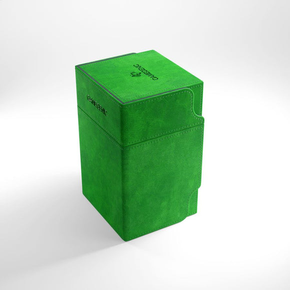 Gamegenic 100+ Watchtower Convertible Deck Box Green Supplies Asmodee   