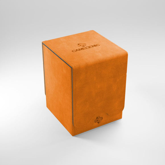 Gamegenic 100+ Squire Convertible Deck Box Orange Supplies Asmodee   